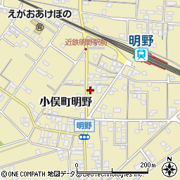 三重県伊勢市小俣町明野1233周辺の地図