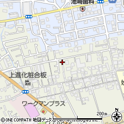 大阪府堺市東区草尾1156-1周辺の地図