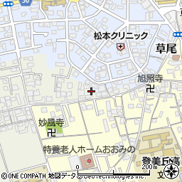 大阪府堺市東区草尾1399-2周辺の地図