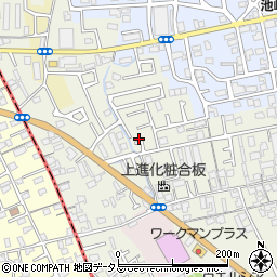 大阪府堺市東区草尾727周辺の地図