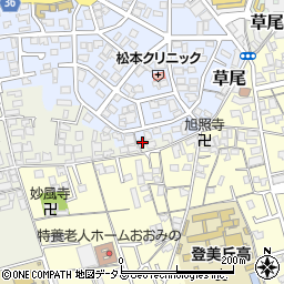 大阪府堺市東区草尾1405-1周辺の地図