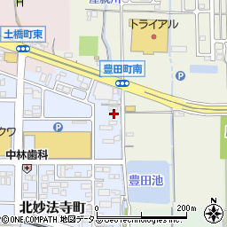 奈良県橿原市北妙法寺町147周辺の地図