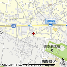 大阪府堺市中区福田648周辺の地図