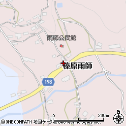 奈良県宇陀市榛原雨師200周辺の地図