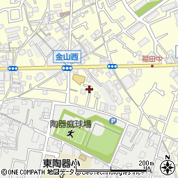 大阪府堺市中区福田533周辺の地図