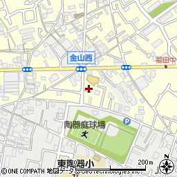 大阪府堺市中区福田534周辺の地図