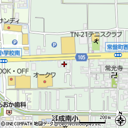 奈良県橿原市常盤町418周辺の地図