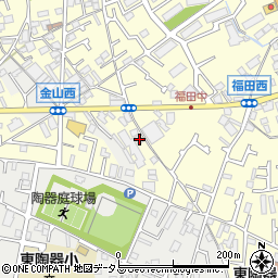 大阪府堺市中区福田542周辺の地図
