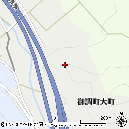 広島県尾道市御調町大町周辺の地図