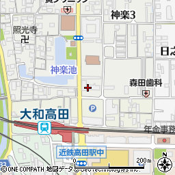 ディオ・フェルティ大和高田管理事務所周辺の地図