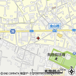 大阪府堺市中区福田647周辺の地図