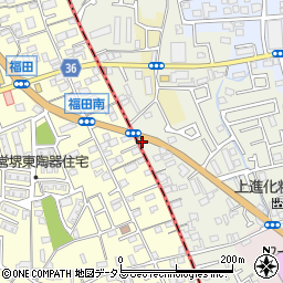 大阪府堺市東区草尾321周辺の地図