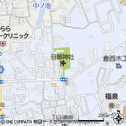 日部神社周辺の地図