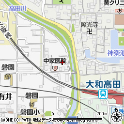 奈良県大和高田市有井63周辺の地図