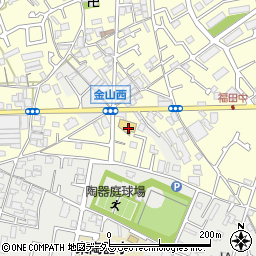 大阪府堺市中区福田536周辺の地図