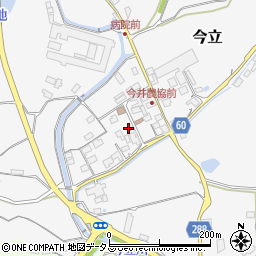 笠岡今立簡易郵便局周辺の地図