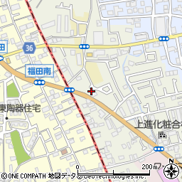 大阪府堺市東区草尾318-15周辺の地図