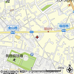 大阪府堺市中区福田548周辺の地図