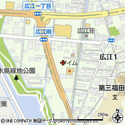 ファミリーマート倉敷南広江店周辺の地図