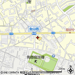 北の大地　堺・福田店周辺の地図