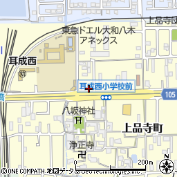 奈良県橿原市上品寺町332-2周辺の地図