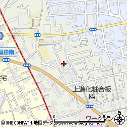 大阪府堺市東区草尾731周辺の地図