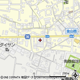 大阪府堺市中区福田651周辺の地図