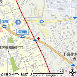 大阪府堺市東区草尾320周辺の地図