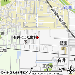 奈良県大和高田市有井129周辺の地図
