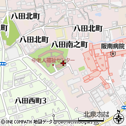 大阪府堺市中区八田南之町162周辺の地図