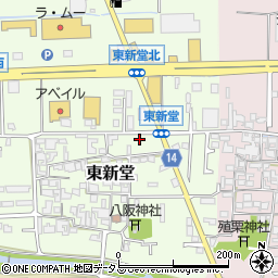 奈良県桜井市東新堂307周辺の地図