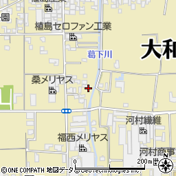 奈良県大和高田市野口周辺の地図