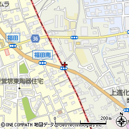 大阪府堺市東区草尾319周辺の地図