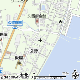 兵庫県淡路市久留麻引野周辺の地図