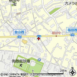 大阪府堺市中区福田543周辺の地図