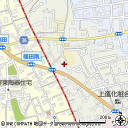 大阪府堺市東区草尾318-11周辺の地図