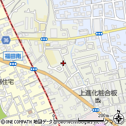 大阪府堺市東区草尾760-18周辺の地図