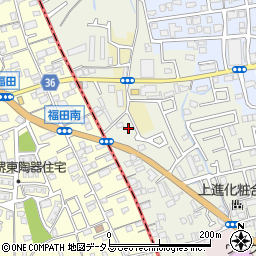 大阪府堺市東区草尾318-10周辺の地図