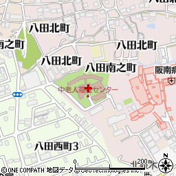 八田荘老人ホーム周辺の地図