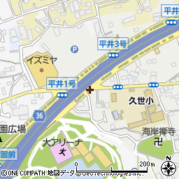 平井２号周辺の地図