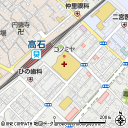 高石市立　たかいし市民文化会館周辺の地図