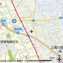 大阪府堺市東区草尾318-4周辺の地図