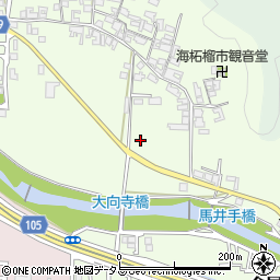 奈良県桜井市金屋周辺の地図