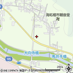 奈良県桜井市金屋周辺の地図