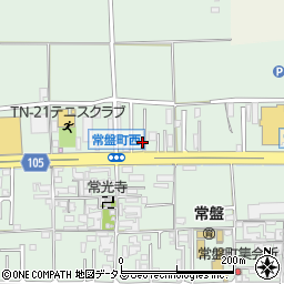 奈良県橿原市常盤町538-6周辺の地図