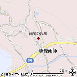 奈良県宇陀市榛原雨師124周辺の地図