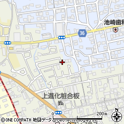 大阪府堺市東区草尾751-2周辺の地図