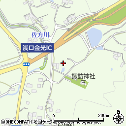 岡山県浅口市金光町佐方2475-2周辺の地図