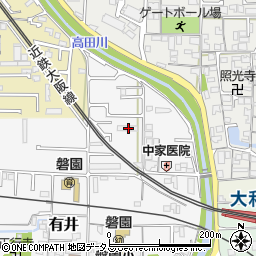 奈良県大和高田市有井90周辺の地図