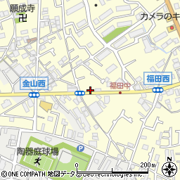大阪府堺市中区福田547周辺の地図
